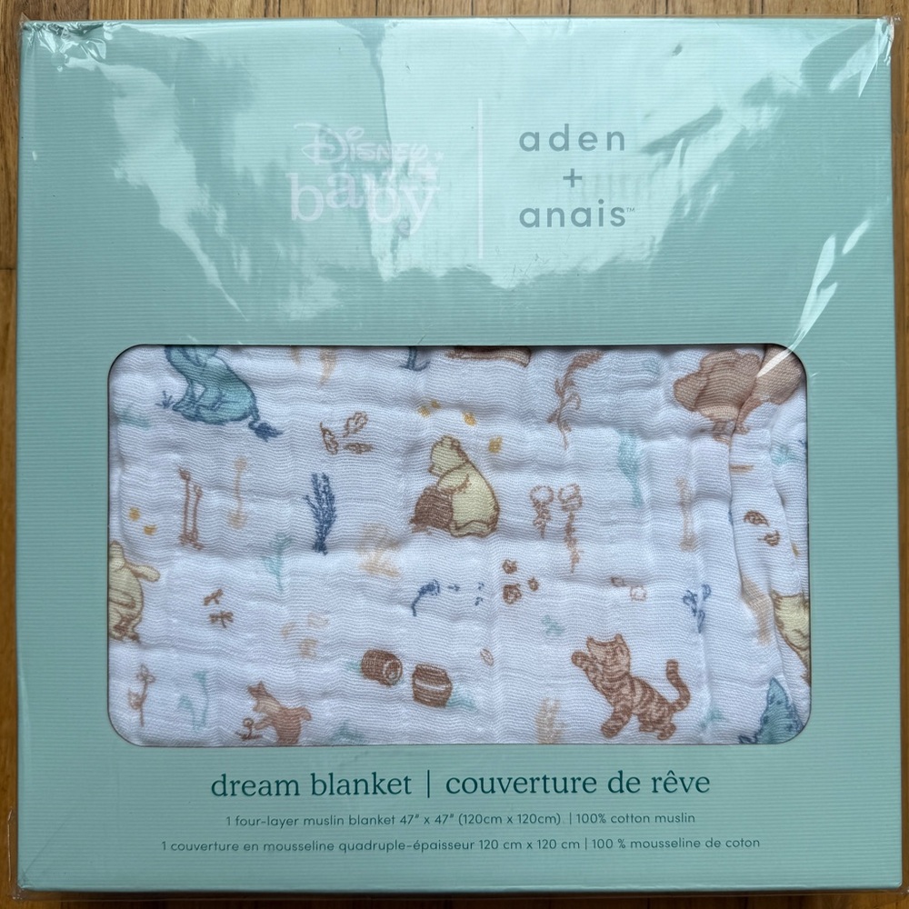 Aden + Anais Dream Blanket Winnie the Pooh NWT